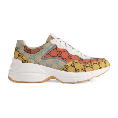 gucci rhyton sneakers men's|Gucci rhyton multicolor sneakers men.